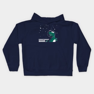 Cute Astronaut dinosaur. Kids Hoodie